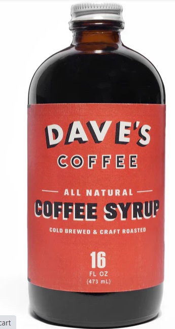 Dave's Coffee coffee syrup makes the perfect coffee milk. 