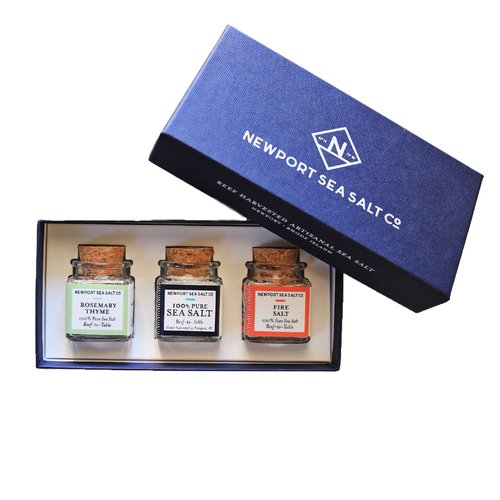 Newport sea salt gift set for Thanksgiving.