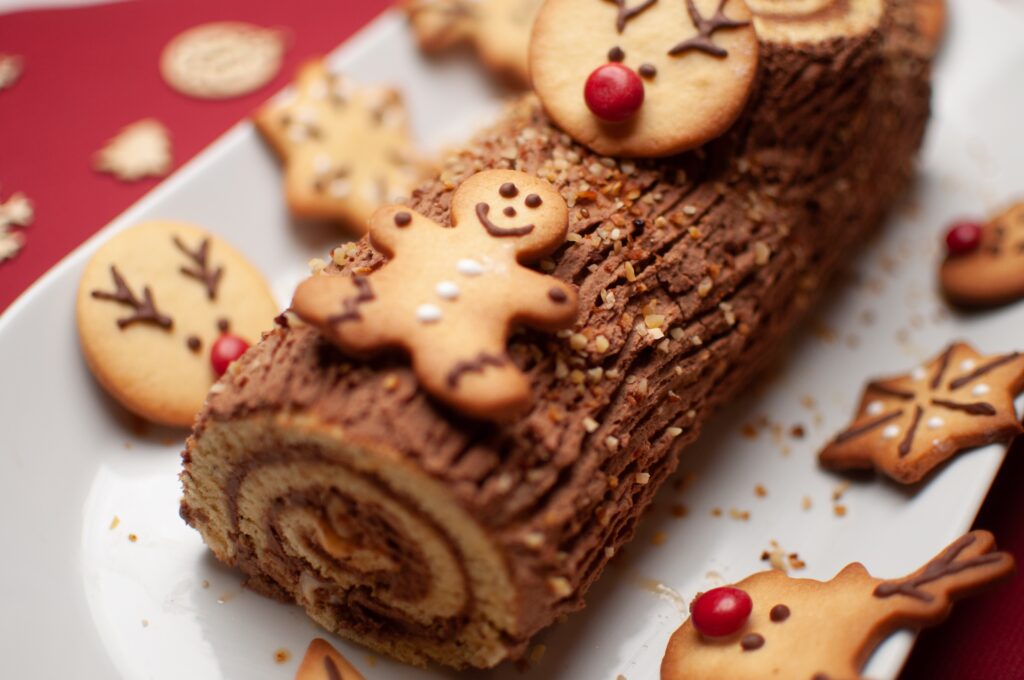 Bûche de Noël from Sin Bakery in Providence.