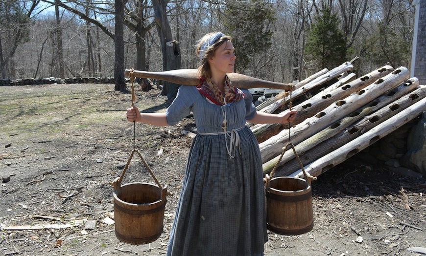 Visiting Coggeshall Farm Museum in Bristol, Rhode Island is a wonderful thing to do with the family.