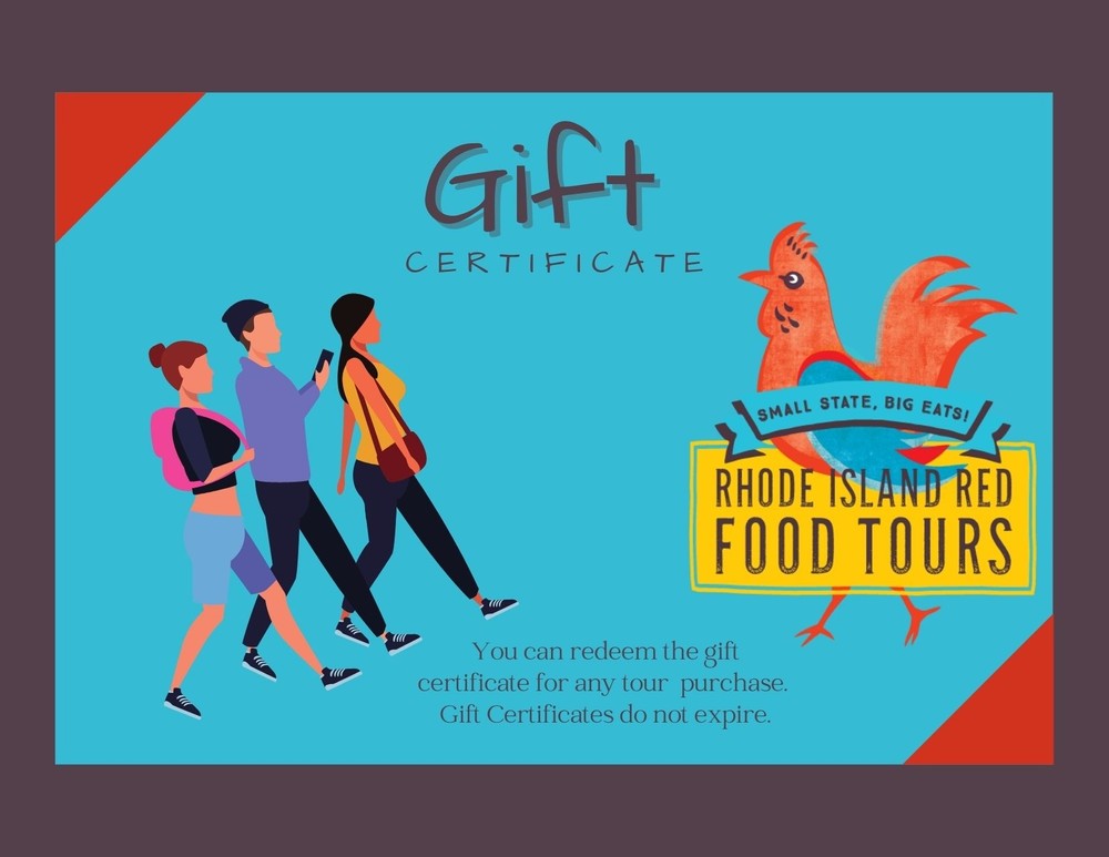 Rhode Island Food Tour Gift Certificates